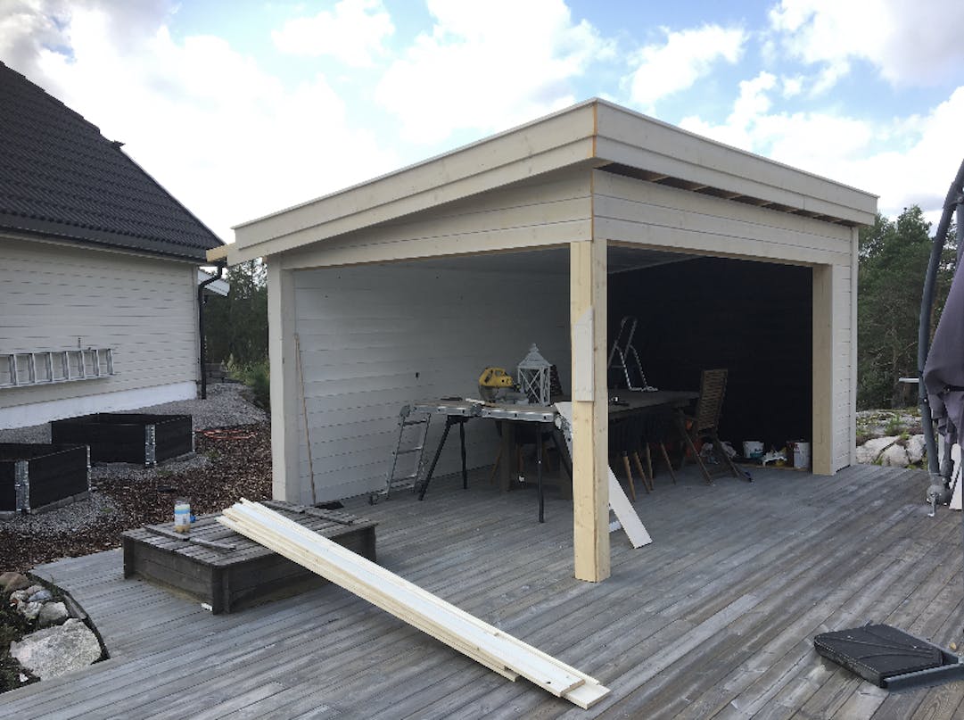 Udestue og udekøkken Udestue og udekøkken